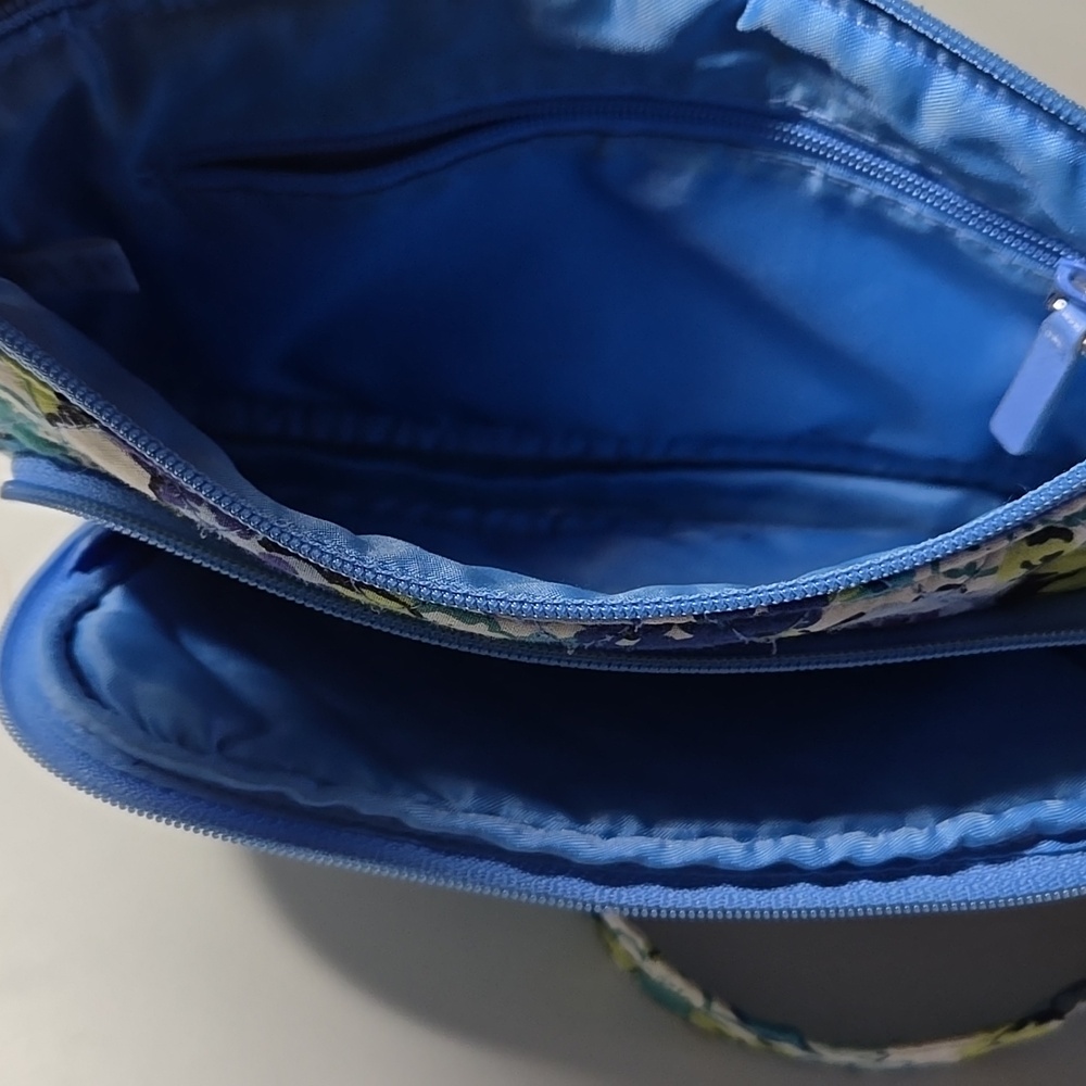 Vera Bradley Blueberry Blooms Cross-body Bag - Picture 3 of 5